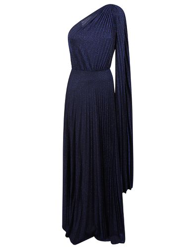 Red Carpet One Shoulder Belted Dress - Elisabetta Franchi - Modalova