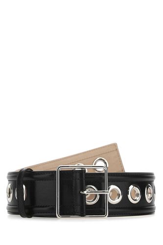 Black Leather Belt - Alexander McQueen - Modalova