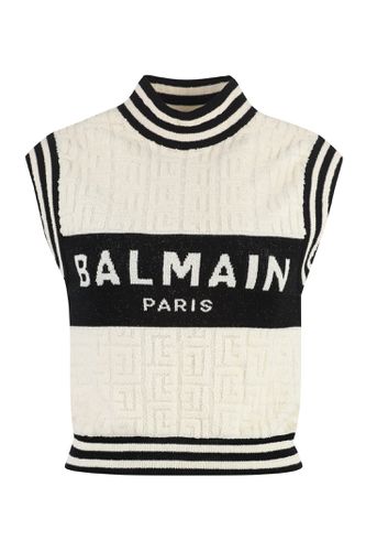 Balmain Bouclette Knit Top - Balmain - Modalova