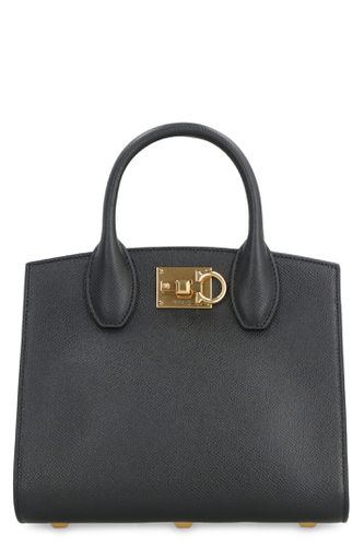 Studio Box Leather Mini Handbag - Ferragamo - Modalova
