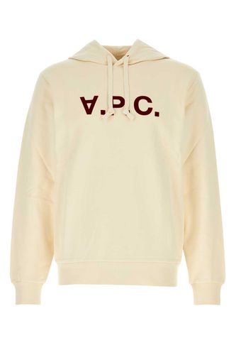 A. P.C. Logo Printed Drawstring Hoodie - A.P.C. - Modalova