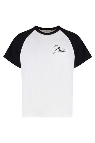 Rhude Printed Cotton T-shirt - Rhude - Modalova