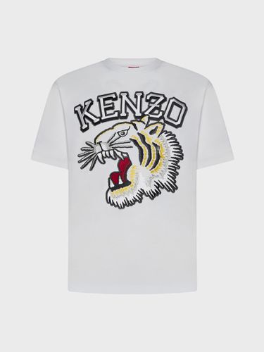 Kenzo Tiger Varsity Cotton T-shirt - Kenzo - Modalova