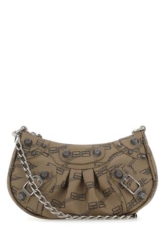 Printed Canvas Le Cagole Mini Handbag - Balenciaga - Modalova