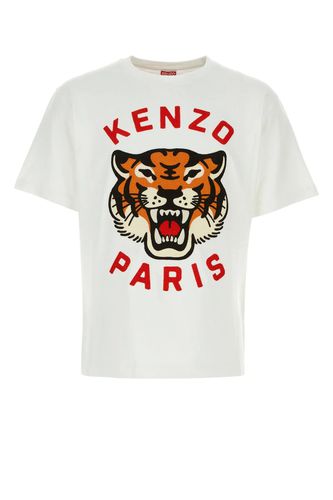 Kenzo White Cotton Oversize T-shirt - Kenzo - Modalova