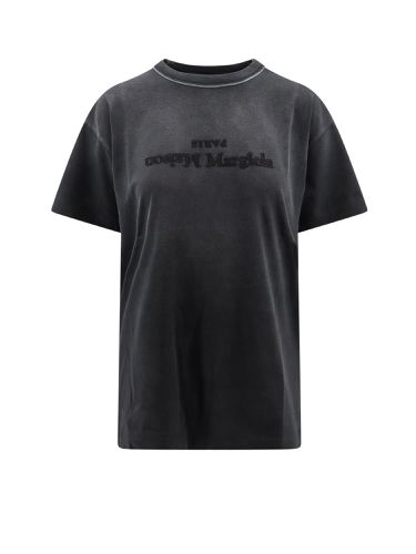 Reverse Logo-printed Crewneck T-shirt - Maison Margiela - Modalova