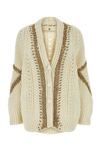 Ivory Cotton Cardigan - Ermanno Scervino - Modalova