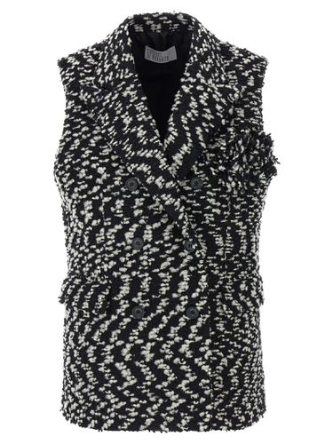 Double-breasted Boucle Vest - Giuseppe di Morabito - Modalova