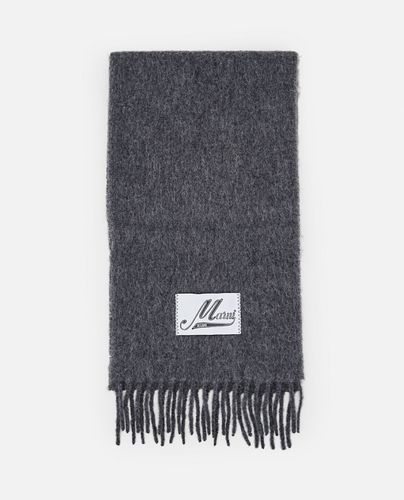 Marni Brusched Alpaca Scarf - Marni - Modalova