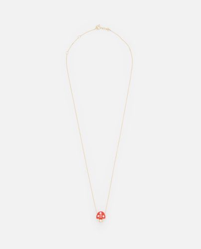 K Gold Amanita W/white Pois Necklace - Aliita - Modalova