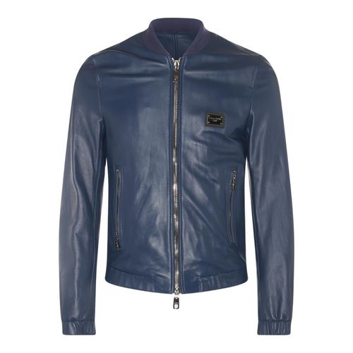 Dg Essentials Zipped Bomber Jacket - Dolce & Gabbana - Modalova