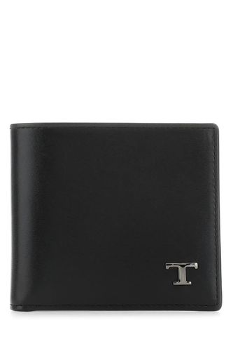 Tod's Black Leather Wallet Tods - Tod's - Modalova