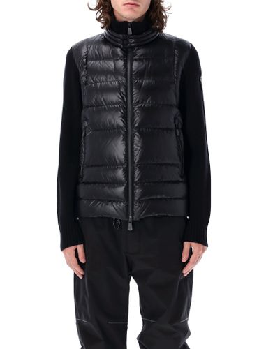 Padded Wool Zip-up Cardigan - Moncler Grenoble - Modalova