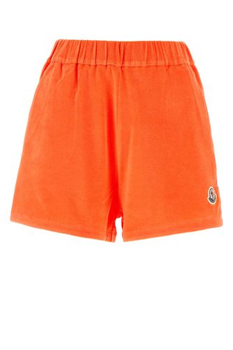 Moncler Orange Chenille Shorts - Moncler - Modalova