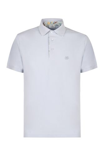 Etro Cotton-piqué Polo Shirt - Etro - Modalova
