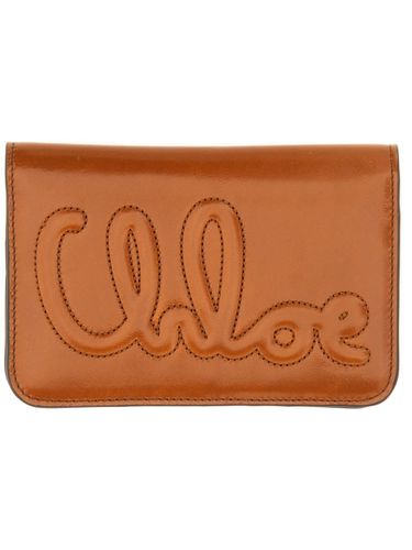 Chloé Wallet With Logo - Chloé - Modalova