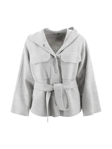 Bussola Wool Blend Hooded Short Coat - Weekend Max Mara - Modalova