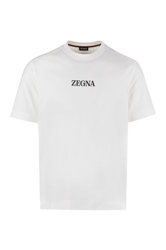 Zegna Cotton Crew-neck T-shirt - Zegna - Modalova