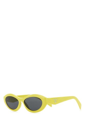 Prada Yellow Acetate Sunglasses - Prada - Modalova