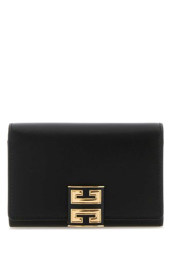 Givenchy Black Leather 4g Wallet - Givenchy - Modalova