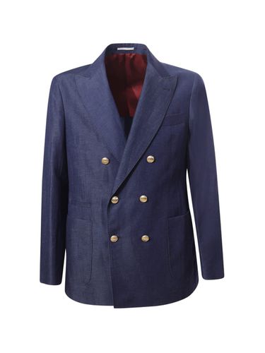 Double-breasted Jacket - Brunello Cucinelli - Modalova