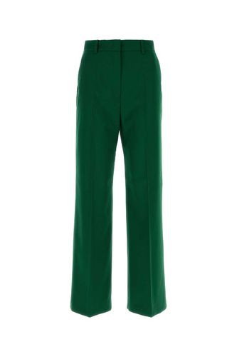 Green Wool Visivo Wide-leg Pant - Weekend Max Mara - Modalova