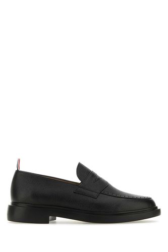 Thom Browne Black Leather Loafers - Thom Browne - Modalova