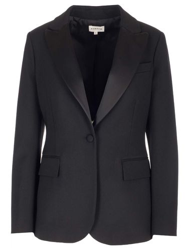 Parosh Black Wool Tuxedo Jacket - Parosh - Modalova