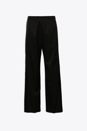 Pantalone Black cotton sweatpant with satin side taping detail - MM6 Maison Margiela - Modalova