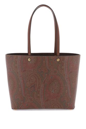 Etro Brown Leather Blend Bag - Etro - Modalova