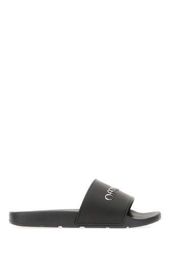 Black Rubber Bookish Slippers - Off-White - Modalova