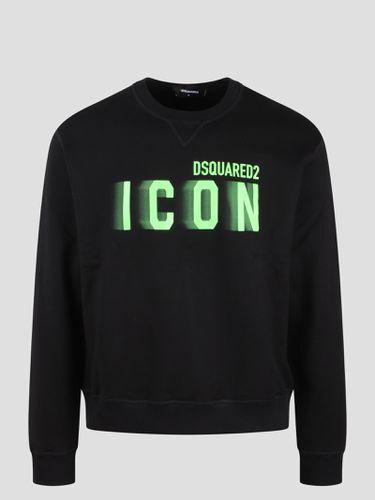 Icon Blur Cool Fit Crewneck Sweatshirt - Dsquared2 - Modalova