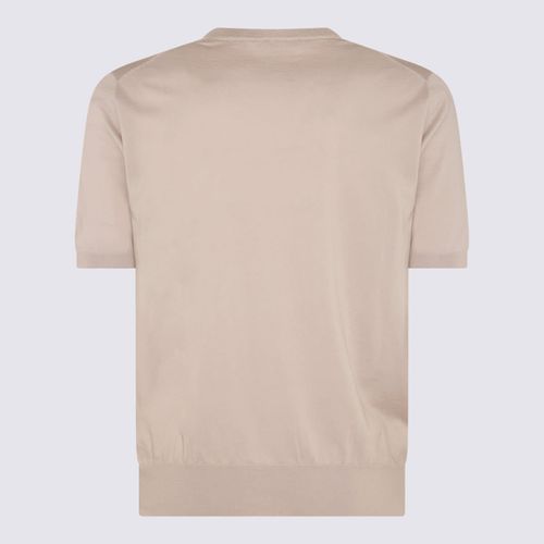 Cruciani Camel Cotton T-shirt - Cruciani - Modalova