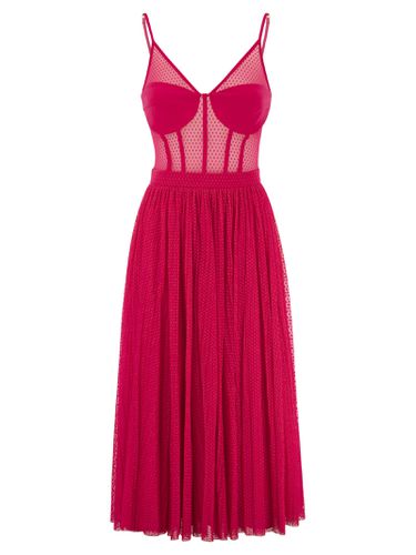 Tulle Bustier Dress - Elisabetta Franchi - Modalova