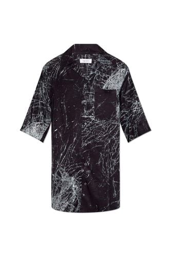 Smashed Screen Collared Shirt - Alexander McQueen - Modalova