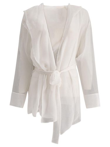 Max Mara Hooded Chiffon Jacket - Max Mara - Modalova