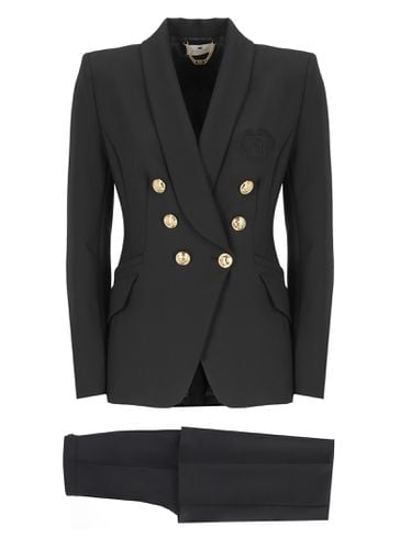 Double Stretch Crepe Suit - Elisabetta Franchi - Modalova