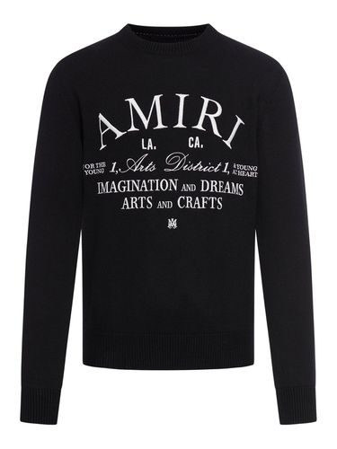 Arts District Logo Embroidered Jumper - AMIRI - Modalova