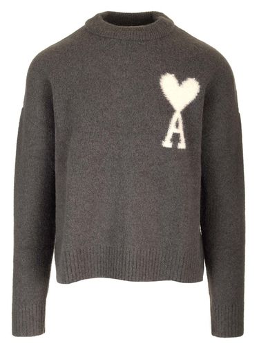 Ami De Coeur Crew Neck Sweater - Ami Alexandre Mattiussi - Modalova