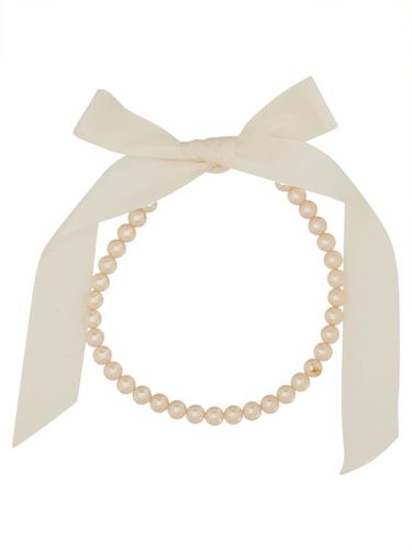 Moschino Necklace With Pearls - Moschino - Modalova