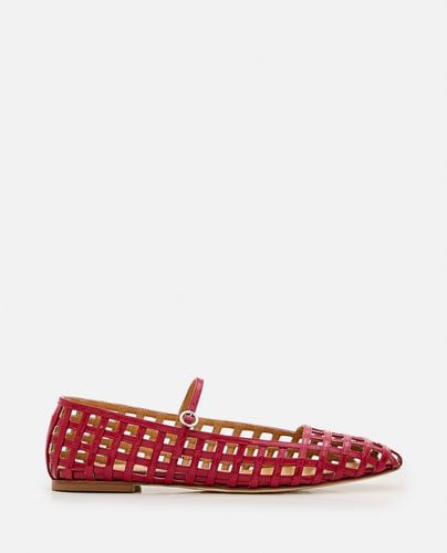 Uma Caged Patent Leather Ballet Flats - aeyde - Modalova