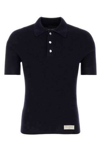 Balmain Wool Polo Shirt - Balmain - Modalova