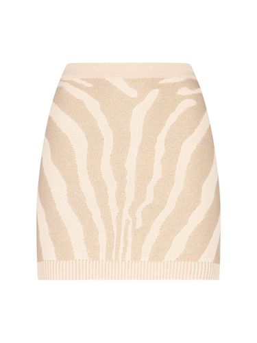 Balmain Zebra Miniskirt - Balmain - Modalova