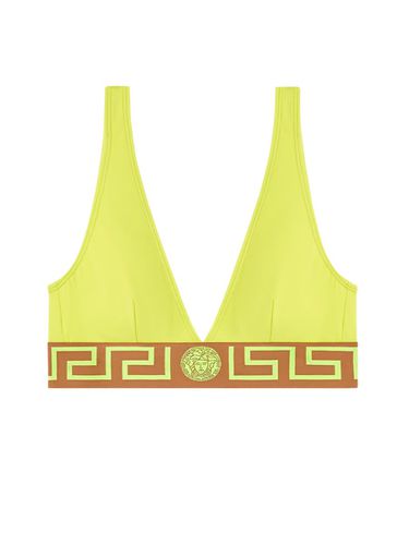 Versace Bikini Top With greek - Versace - Modalova