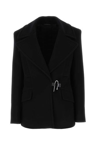 Givenchy Black Wool Coat - Givenchy - Modalova