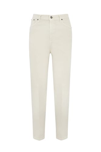 Bessie Loose Trousers In Cotton And Lyocell - Dondup - Modalova