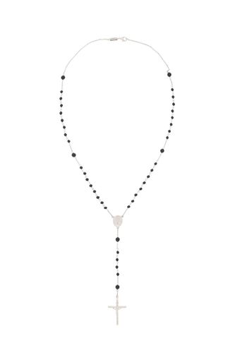 Rosary Cross Pendant Necklace - Dolce & Gabbana - Modalova