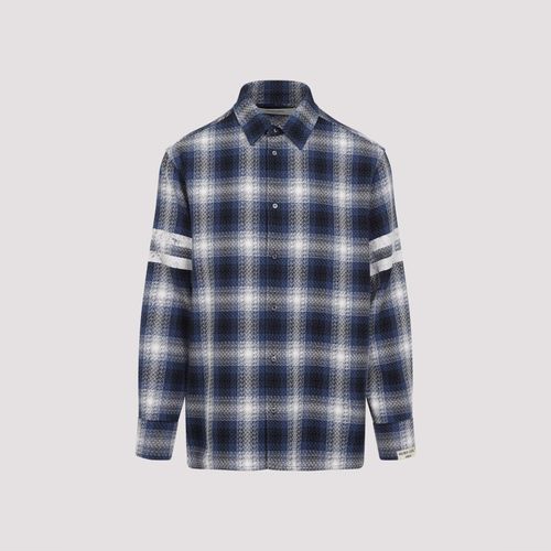 Golden Goose Blue Cotton Shirt - Golden Goose - Modalova