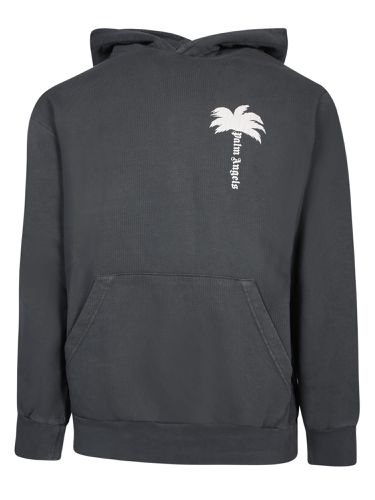 Palm Angels The Palm Grey Hoodie - Palm Angels - Modalova