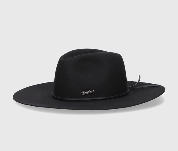 Heath Alessandria Brushed Felt With Leather Hatband - Borsalino - Modalova